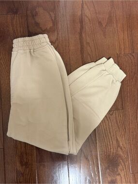Cream Jogger Pants - Comfortable Everyday Bottoms